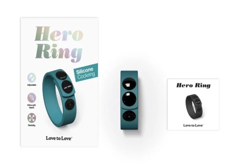 Love to Love - Hero Ring - Teal photo