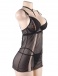 Ohyeah - Elegant Babydoll w Neck Ring - Black - XL photo-7