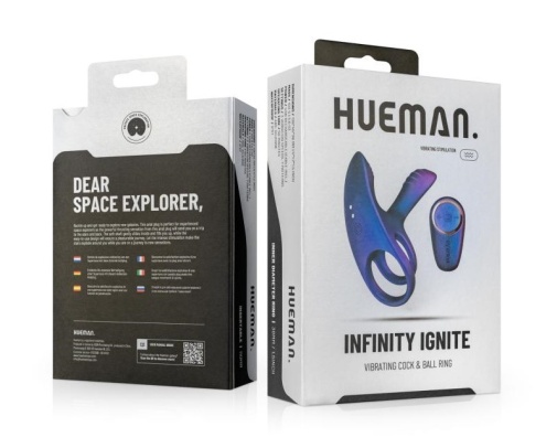 Hueman - Neptune 震動型陰莖環 - 紫色 照片