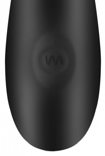 Trinity Vibes - 12X Beaded Prostate Vibrator - Black photo