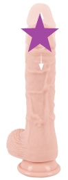 Medical Silicone - Thrushing Vibrator - Flesh photo