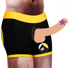 Lovetoy - Horny Strapon Shorts - Black - M/L photo