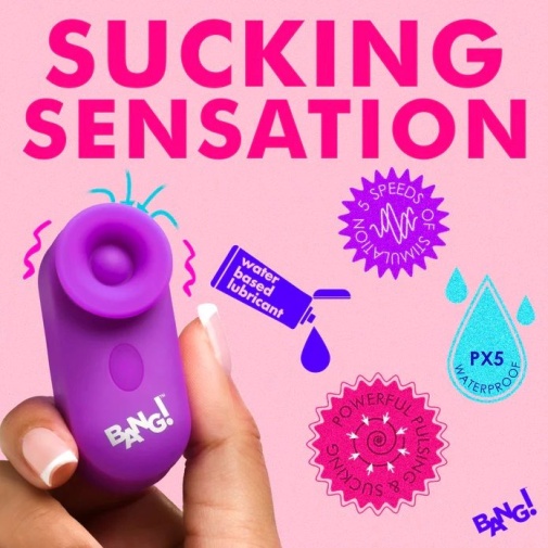 Bang! - Mini Clitoral Stimulator - Purple photo