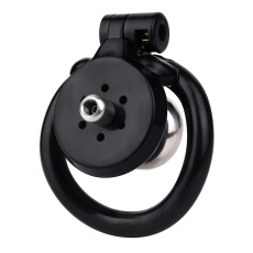 FAAK - Chastity Cage 45mm w Catheterization Hood - Black 照片