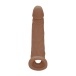RealRock - Penis Sleeve 9" - Brown photo-4