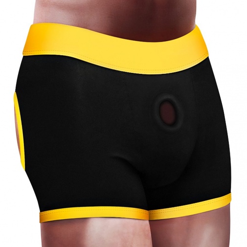 Lovetoy - Horny Strapon Shorts - Black - M/L photo