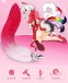 MT - Screwed Tail Plug with Cat Ears - Rainbow photo-5