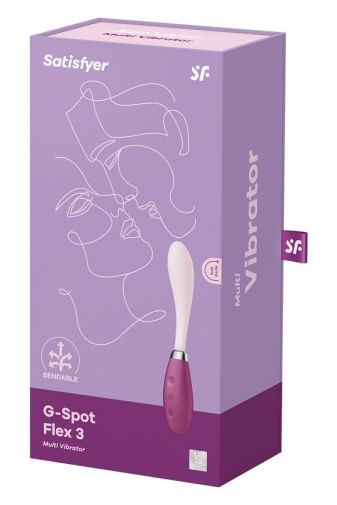 Satisfyer - G-Spot Flex 3 G点震动棒 - 红色 照片
