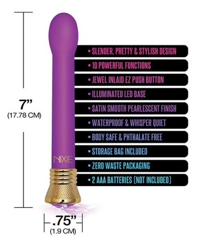 Nixie - Mystic Wave Bulb Vibe - Amethyst photo