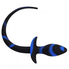 MT - Gecko Butt Plug - Black/Blue photo