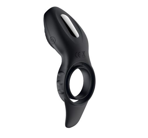 Secwell - Vibro Ring w Clit Stimulator - Black photo