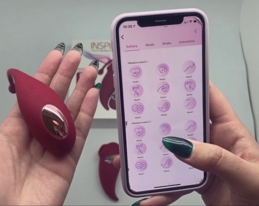 Adrien Lastic - Inspiration App Controlled Egg & Stimulator - Red photo
