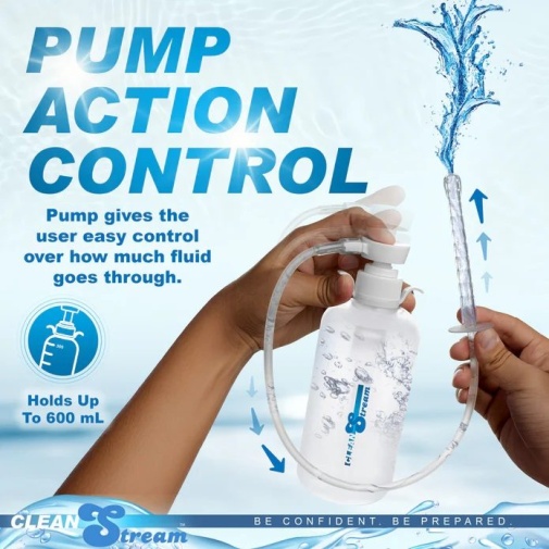 Cleanstream - XL Enema Bottle w 3 Attachments photo