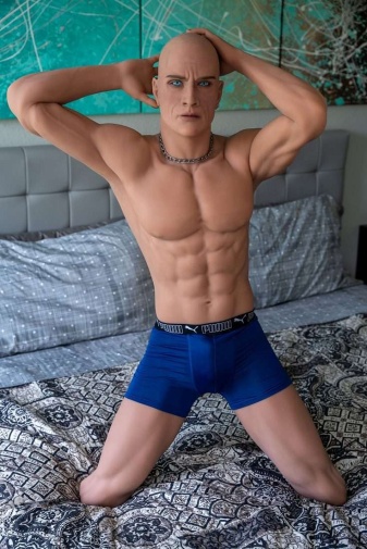 Grant Male Muscular Realistic Sex Doll with abs Ultra Soft TPE 170 cm (5'6 ft) photo