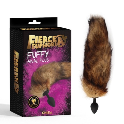 Chisa - Fuffy Fox Plug - Brown photo