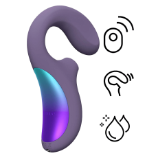 Lelo - Enigma Wave 陰蒂吸啜及G點三重刺激聲波按摩器 - 科幻紫色 照片