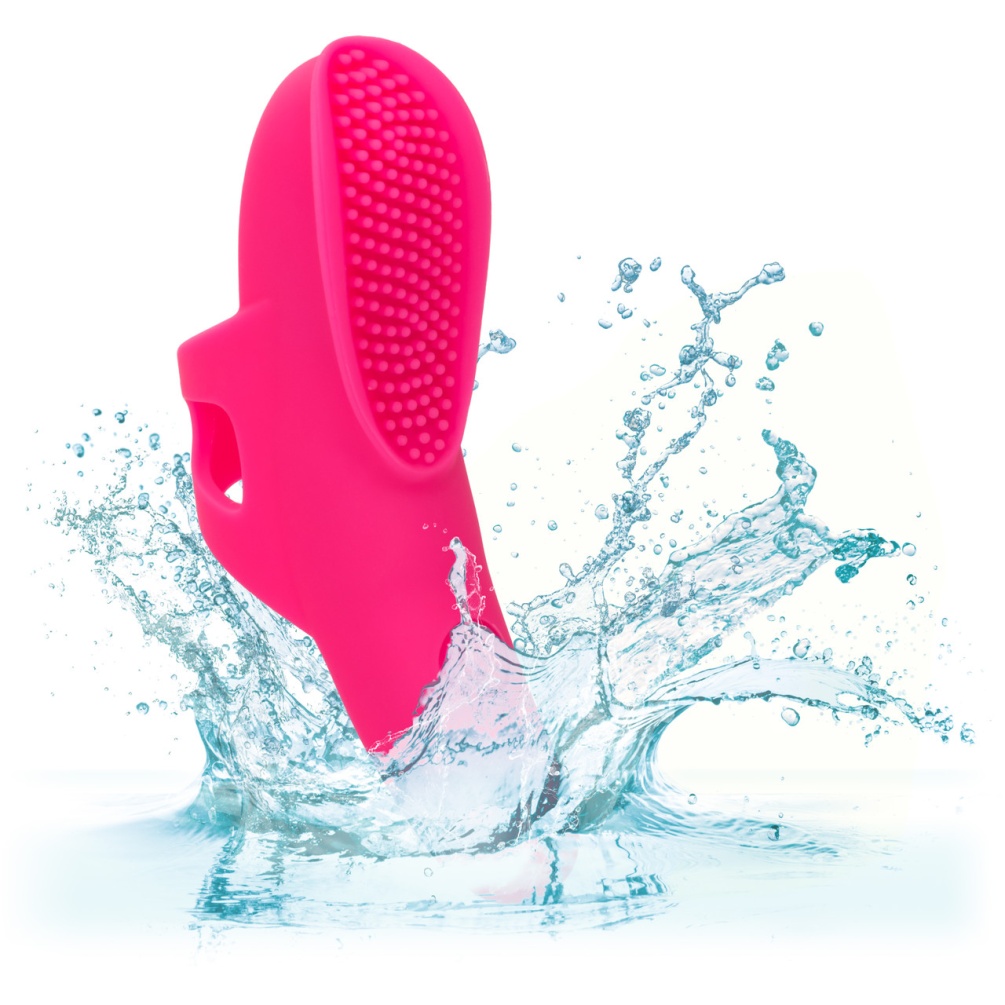 Indulge in a world of enhanced pleasure with the Neon Vibes ... CEN - Neon Nubby Finger Vibrator - Pink photo-8