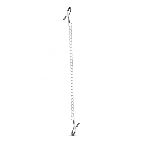 Easytoys - Nipple Clamps w Chain - Silver photo