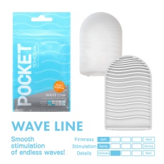 Tenga - Pocket Wave Line - Aqua photo