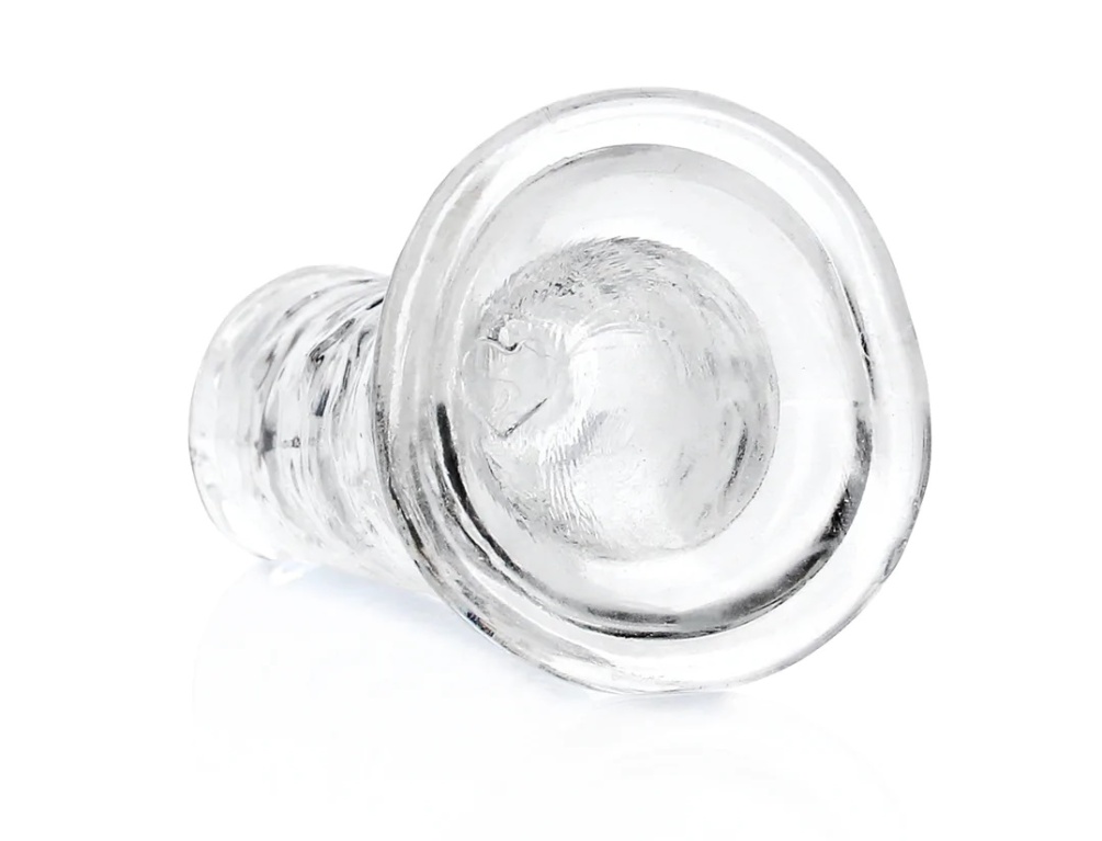 Ready for a CRYSTAL CLEAR orgasm? Reach your finest climax i... RealRock - 6" Straight Realistic Dildo - Clear photo-6