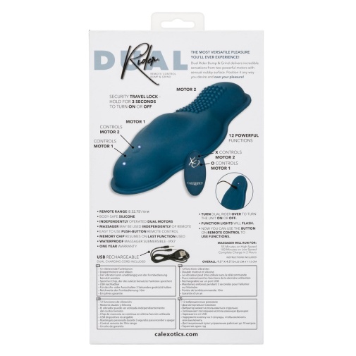 CEN - Dual Rider Bump & Grind Massager - Blue photo