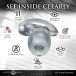 Master Series - LED 燈 - 中空後庭擴張器 大碼 - 透明 照片-9