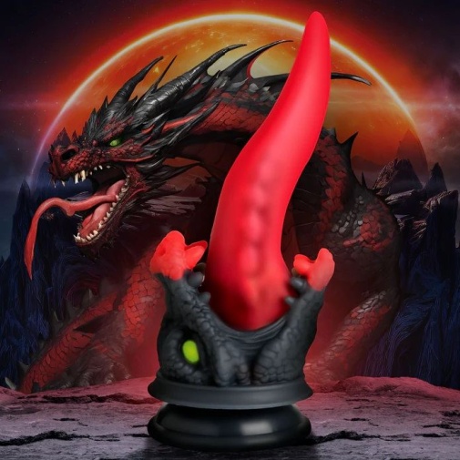 Creature Cocks - Dragon Roar Dildo - Red photo