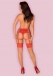 Obsessive - Rediosa Garter Belt - Red - S/M photo-4