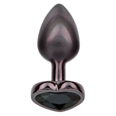CEN - Jewel Heart Plug S - Black photo