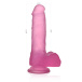 Lovetoy - 7" Jelly Realistic Dildo - Pink photo-7