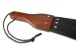 Prowler - Leather and Wood Fringe Paddle - Black photo-3