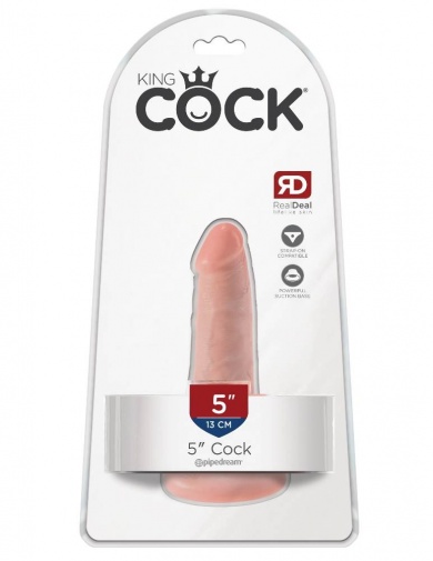 King Cock - 仿真假阳具 5″ - 肉色 照片