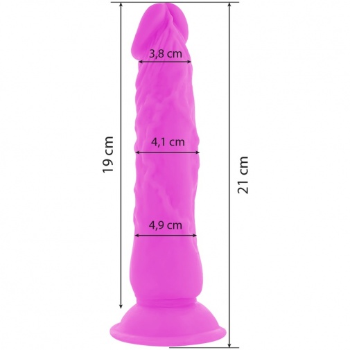 Diversia - Flexible Vibro Dildo 21cm - Purple photo