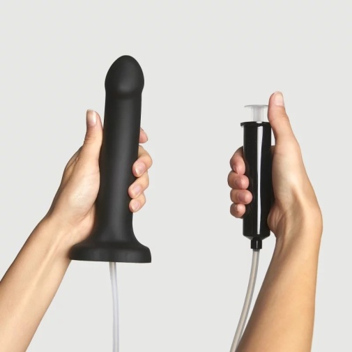 Strap-On-Me - 噴水仿真陽具 大碼 - 黑色 照片