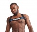 Mister B - Urban Club X-Back Harness - Striped Blue photo