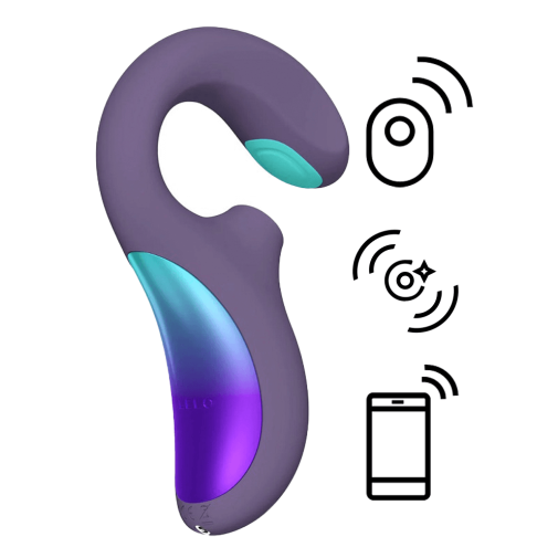 Lelo - Enigma Double Sonic 可APP控制 G點&A點&陰蒂刺激聲波按摩器 - 紫色 照片