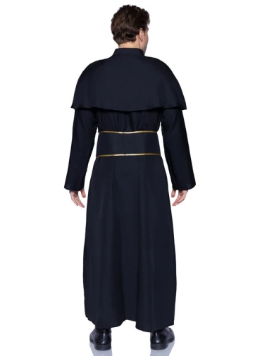 Leg Avenue - 牧师服装 2件 - 黑色 - 中/大码 照片