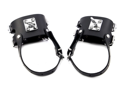Kiotos - Leather Foot Restraints - Black photo