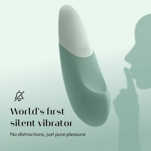 Womanizer - Vibe UltraWave 靜音振動陰蒂按摩器 - 淡綠 照片