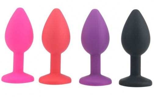 MT - Silicone Anal Plug 72x28mm - Pink photo