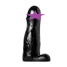 Master Cock - The ManOlith 11" Dildo - Black photo