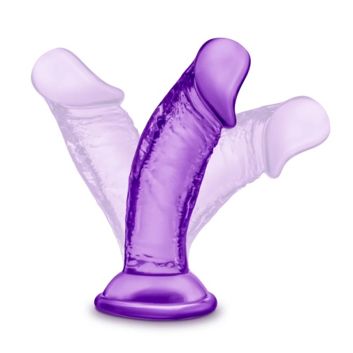 B Yours - Sweet 初学者吸盘假阳具 10cm - 紫色 照片