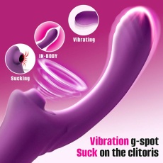 Secwell - Magic Sucking Vibrator - Purple photo