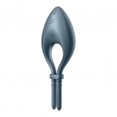 Satisfyer - Bullseye 震动阴茎环 - 灰蓝色 照片