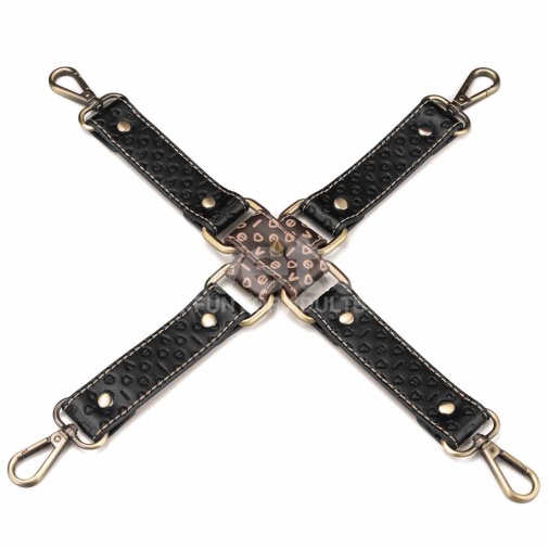 Lovetoy - Rebellion Reign Hogtie Set - Black photo