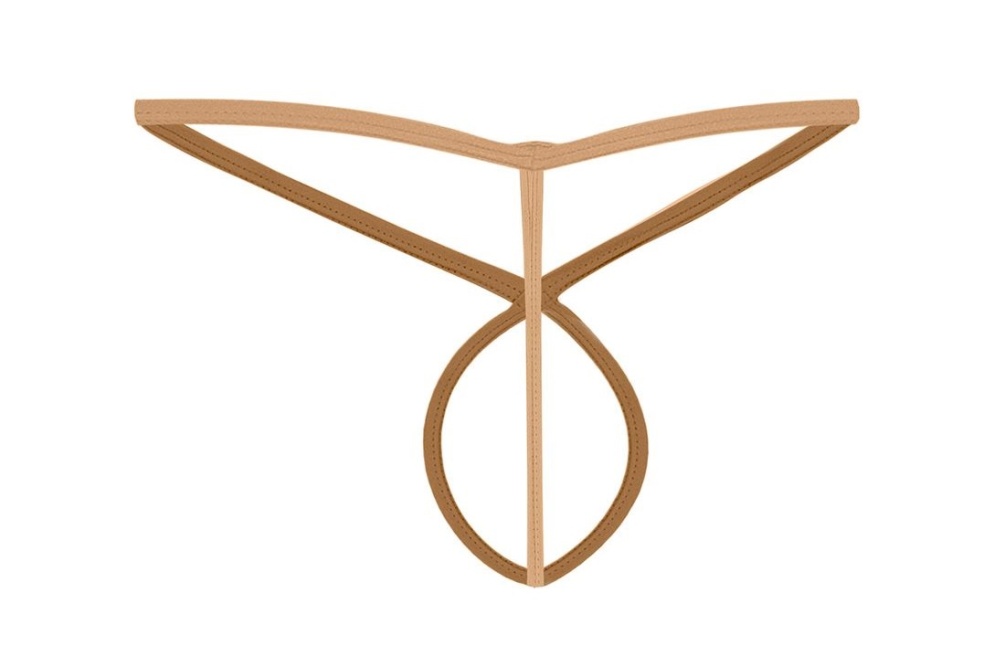 Raise your level with a style that incites action. The Cross... Cut4men - Crossed String - Gold - L/XL photo-4