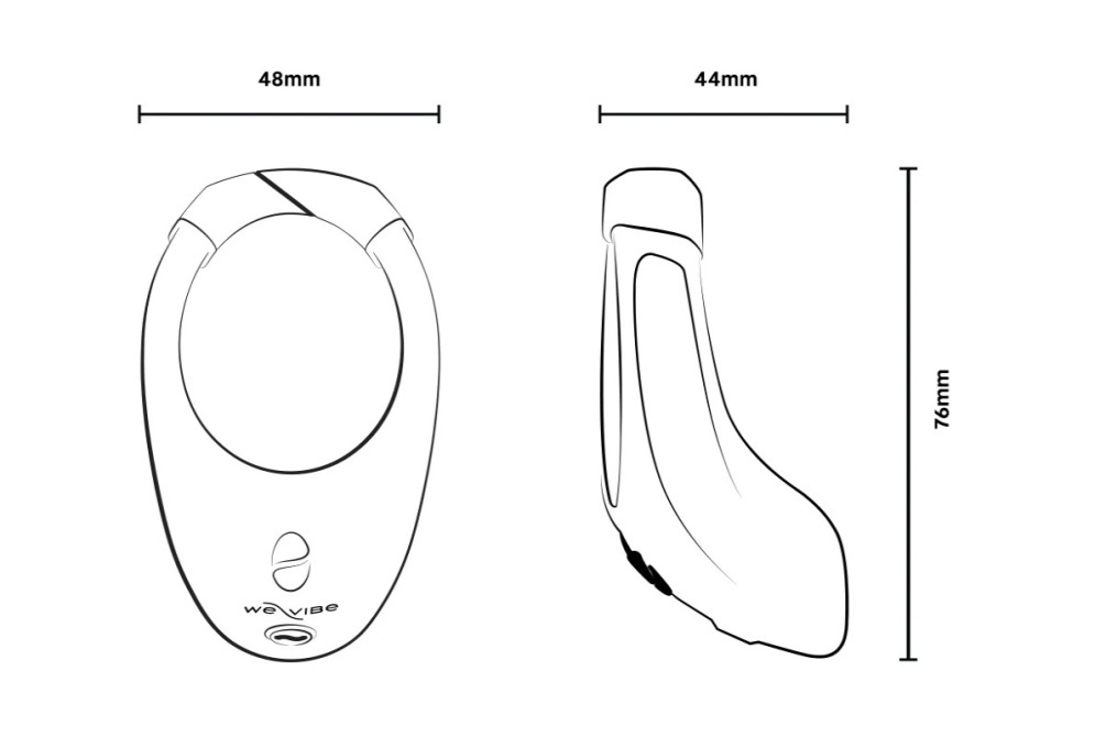 Tease Us is a set of app-controlled wearable stimulation rin... We-Vibe - Bond Tease us Set - Black photo-8