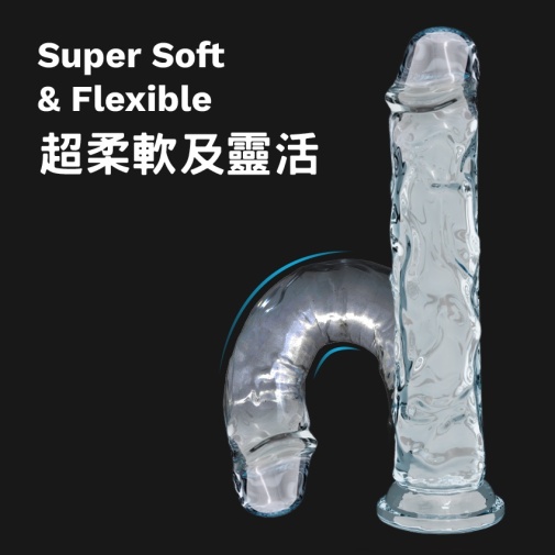 KIKO - Flexible Dildo 7.1" - Clear 照片