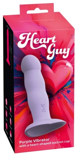 You2Toys - Heart Guy Vibro Dildo - Purple photo