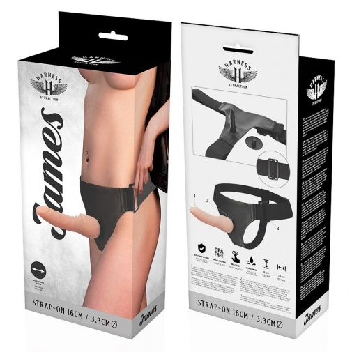 Harness Attraction - James 穿戴式假阳具 - 肉色 照片